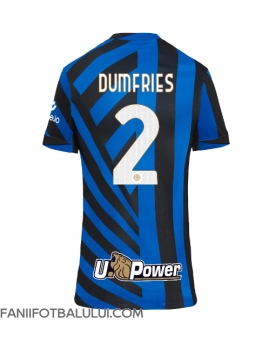 Inter Milan Denzel Dumfries #2 Tricou Fotbal Replică 2024-25 Femei Acasa